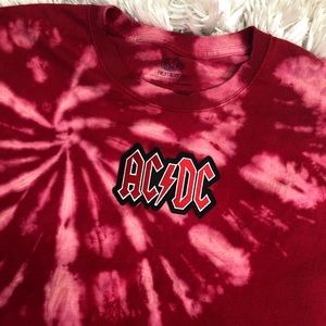 AC/DC Dyed custom tee
